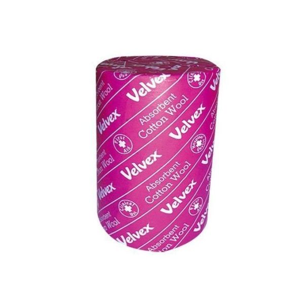 Velvex 50gm White Cotton Wool - 1 roll
